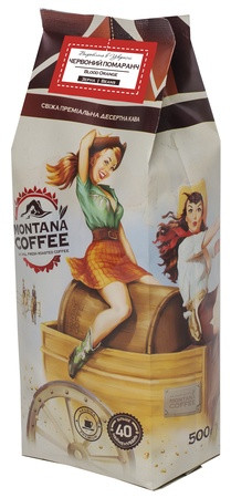Кофе Montana Coffee Красный Апельсин в зернах 500 г - фото-1