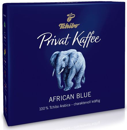 Кофе Tchibo Privat Kaffee African Blue молотый 500 г - фото-1