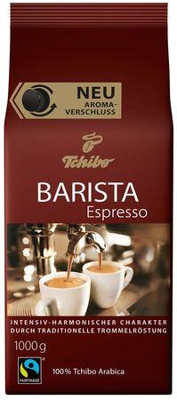 Кофе Tchibo Barista Espresso в зернах 1000 г - фото-1