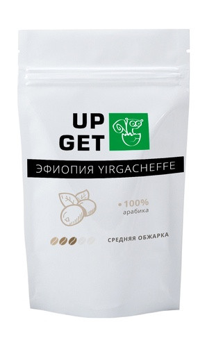 Кофе GetUp Ethiopia Yirgacheffe Gr.2 в зернах 250 г - фото-1