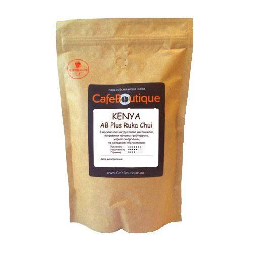 Кофе CafeBoutique Kenya AB Plus Ruka Chui в зернах 500 г - фото-1