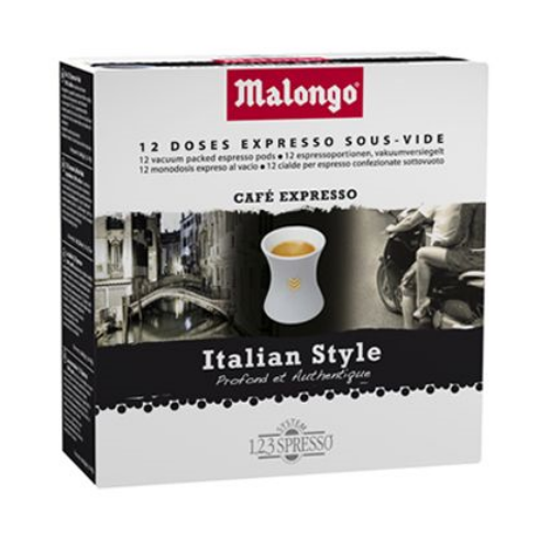 Кофе Malongo Italian style в монодозах - 12 шт - фото-1