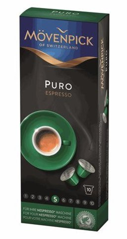 Кофе в капсулах Movenpick Puro Espresso Nespresso 10 шт - фото-1