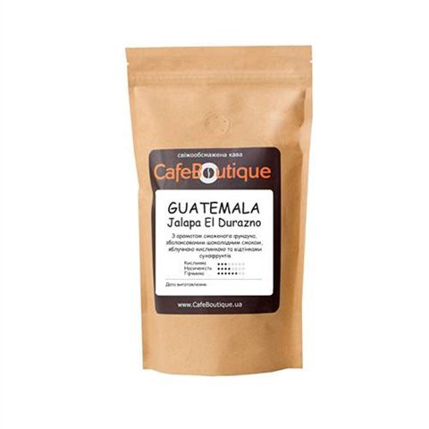 Кофе CafeBoutique Guatemala Jalapa Finca El Durazno в зернах 250 г - фото-1