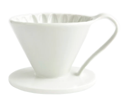 Пуровер CAFEC керамический V60 Arita Ware White на 1-4 чашки - фото-1