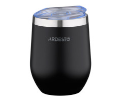 Термокружка Ardesto Compact Mug черная 350 мл - фото-1 Термокружка Ardesto Compact Mug черная 350 мл - фото-1