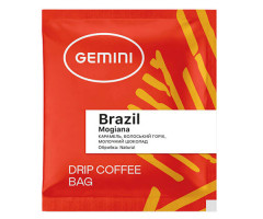 Дрип-кофе Gemini Brazil Mogiana 20 шт Дрип-кофе Gemini Brazil Mogiana 20 шт