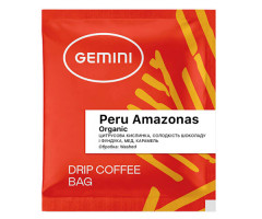 Дрип-кофе Gemini Peru Amazonas Organic 20 шт Дрип-кофе Gemini Peru Amazonas Organic 20 шт