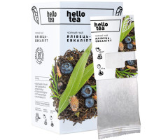 Черный чай Hello Tea Можжевельник Эвкалипт фильтр-пак 20 шт - фото-1