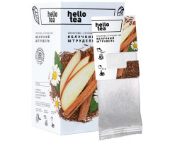 Фруктовый чай Hello Tea Яблочный Штрудель фильтр-пак 20 шт - фото-1