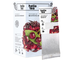Фруктовый чай Hello Tea Дикая Вишня фильтр-пак 20 шт - фото-1