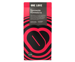 Кофе ONE LOVE Brazil Conquista espresso в зернах 1 кг