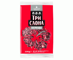 Цветочный чай Три Слона Каркаде 200 г - фото-1 Цветочный чай Три Слона Каркаде 200 г - фото-1