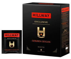 Черный чай Hillway Exclusive Golden Ceylon в пакетиках 100 шт - фото-1