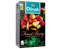 Черный чай Dilmah Forest Berry в пакетиках 20 шт
