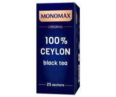 Черный чай Мономах 100% Ceylon в пакетиках 25 шт