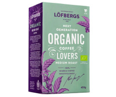 Кофе Lofbergs Organic Medium Roast молотый 450 г