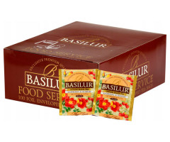 Черный чай Basilur Малина и шиповник в саше 100х2 г