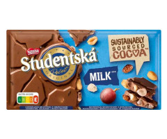 Молочный шоколад Studentska Milk 170 г