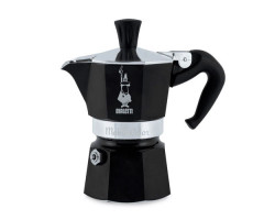 Гейзерная кофеварка Bialetti Moka Express Black на 1 порцию 60 мл