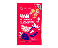 Концентрат чая Асканія Клубника и шиповник 12х50 г