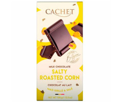 Молочный шоколад Cachet Соленая поджаренная кукуруза 100 г