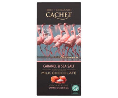 Молочный шоколад Cachet 40% Карамель с морской солью 90 г