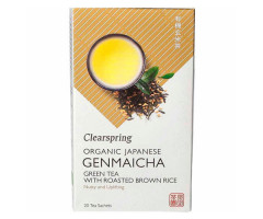 Зеленый чай Clearspring Генмайча органический в пакетиках 20х0,5 г