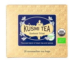 Черный чай органический Kusmi Tea Kashmir Tchaї в пакетиках 20х2 г