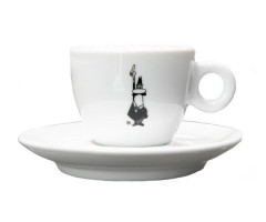 Чашка с блюдцем Bialetti Tazzina Moka Corporate 80 мл