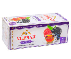 Черный чай Azercay Ягода в пакетиках 25х1,8 г