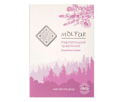 Травяной чай MOL'FAR Карпатский органический в пакетиках 15х2 г