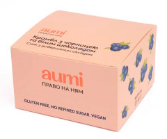 Крамбл Aumi Черничный с белым шоколадом 12х35 г