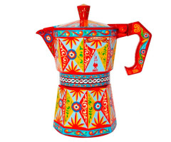 Гейзерная кофеварка Bialetti х Dolce & Gabbana Moka Express на 50 чашек 2 л