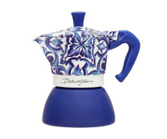 Гейзерная кофеварка Bialetti х Dolce & Gabbana Blu Mediterraneo Moka Induction на 4 чашки 150 мл