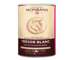 Белый горячий шоколад Monbana Trésor Blanc 40% 500 г Белый горячий шоколад Monbana Trésor Blanc 40% 500 г