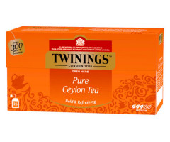 Черный чай Twinings Pure Ceylon в пакетиках 25х2 г