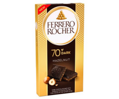 Черный шоколад Ferrero Rocher 70% Haselnuss 90 г
