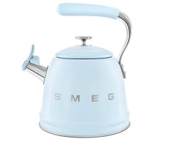 Чайник со свистком SMEG WKF01PB голубой 2,3 л