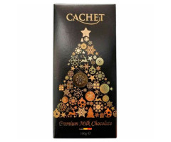 Молочный шоколад Cachet Christmas Edition Black 100 г
