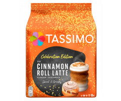 Кофе в капсулах Tassimo Celebration Edition Cinnamon Roll Latte Sweet and Creamy 16 шт