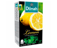 Черный чай Dilmah Lemon в пакетиках 20 шт