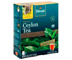 Черный чай Dilmah Premium Ceylon в пакетиках 100 шт