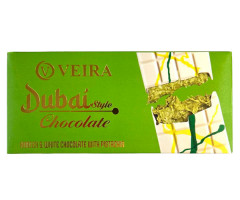 Белый шоколад VEIRA Дубайский с фисташкой 100 г