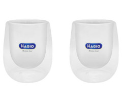 Набор стаканов с двойными стенками MAGIO MG-1295 2 шт 250 мл