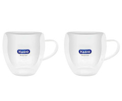 Набор чашек с двойными стенками MAGIO MG-1296 2 шт 300 мл
