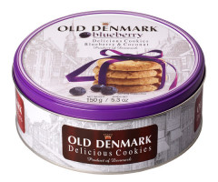 Печенье Jacobsens Old Denmark Tin Blueberry and Coconut 150 г