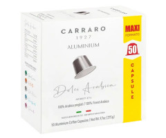 Кофе в капсулах Carraro Dolci Arabica Nespresso 50 шт