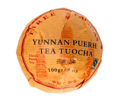 Шу Пуэр Teahouse Цзин Лун Три Пагоды 100 г