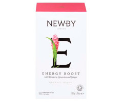 Зеленый чай Newby Energy Boost Organic в пакетиках 25 шт